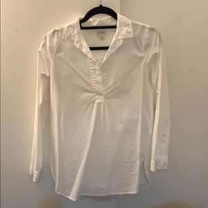 J Crew - White Cotton Shirt
